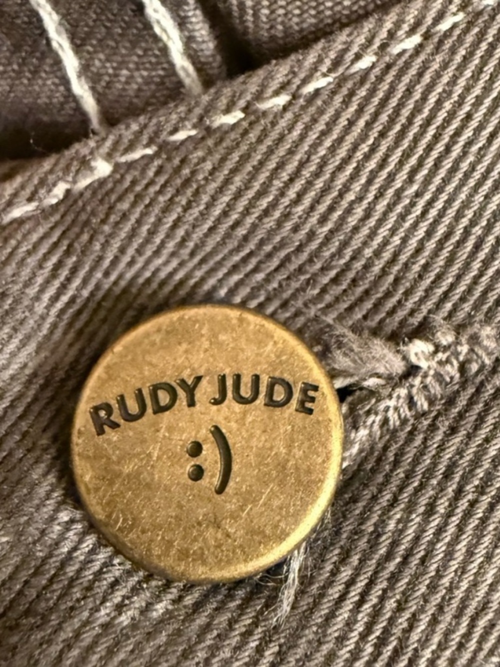 Rudy Jude Utility Canvas Jeans in Sage Size 4 - Picture 10 of 13
